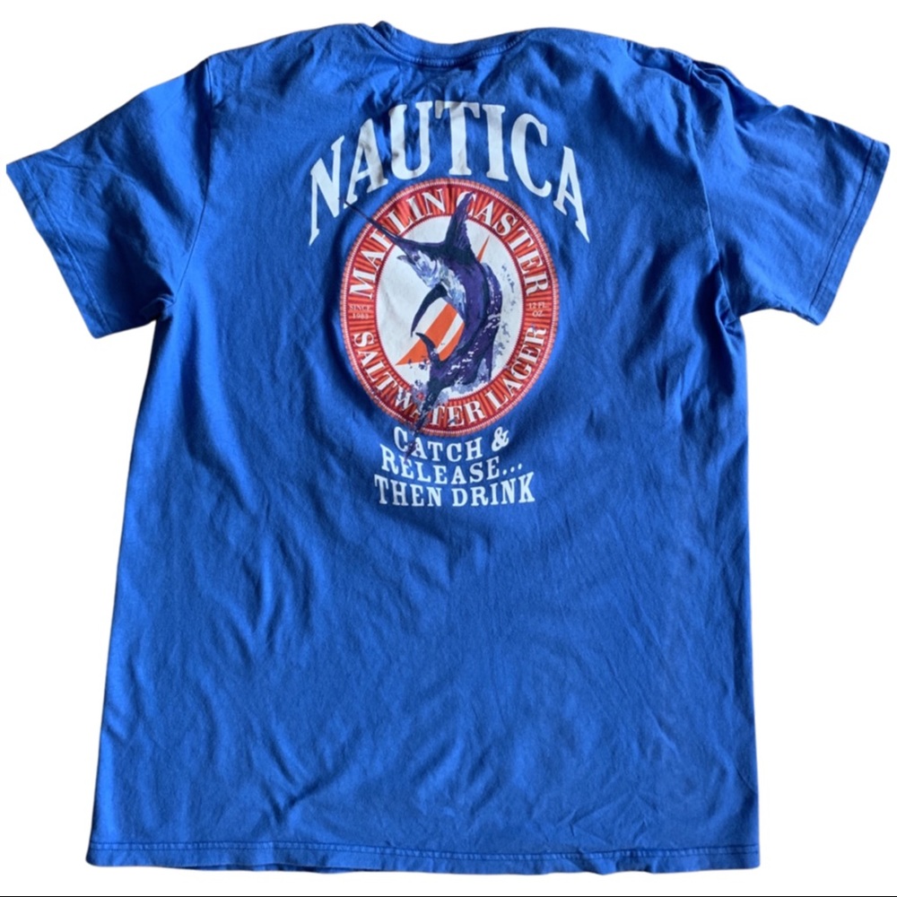 Mens Nautica Short Sleeve Shirt - XL